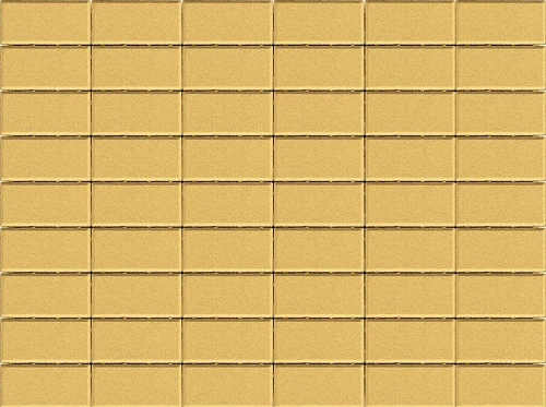Тротуарная плитка Прямоугольник, Желтый BRAER 60 мм