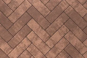 Тротуарная плитка Паркет Мокко Stellard 80 мм