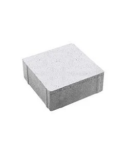 Тротуарная плитка КВАДРАТ 200х200 Стоунмикс Белый Б.2.К.6 Выбор 60 мм