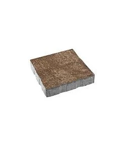 Тротуарная плитка КВАДРАТ 400х400 Листопад гладкий Хаски Б.6.К.6 Выбор 60 мм