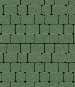 Тротуарная плитка КЛАССИКО Стандарт Зеленый А.1.КО.4 Выбор 40 мм