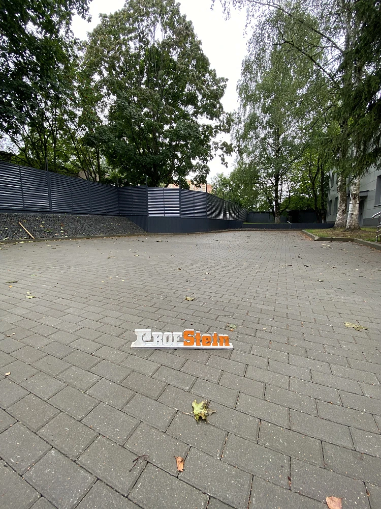 Укладка тротуарной плитки Кирпичик от Нобетек