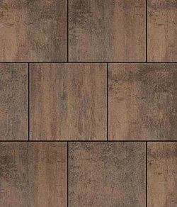 Тротуарная плитка КВАДРАТ 400х400 Листопад гладкий Шелковица Б.6.К.6 Выбор 60 мм