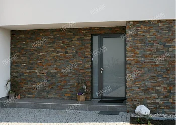 3D панель из натурального камня Сланец Мультиколор Модерн Pharaon