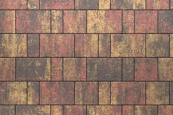 Тротуарная плитка Мозаика Закат Stellard 60 мм