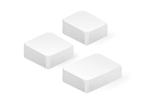 Тротуарная плитка Новая Классика 1НКЛ5Ф Нобетек Светло-Серая 50 мм