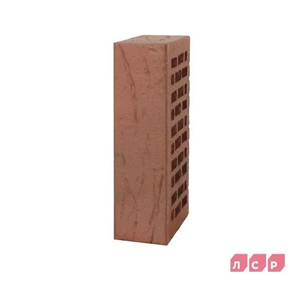 Кирпич лицевой красный флэш 1 NF рустик ЛСР