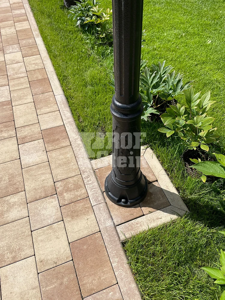 Укладка тротуарной плитки от Steingot в цвете Травертин