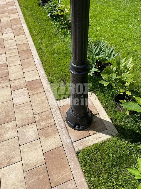 Укладка тротуарной плитки от Steingot в цвете Травертин