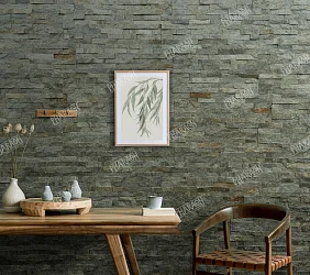 3D панель из натурального камня Кварцит Зелёный Классик Pharaon