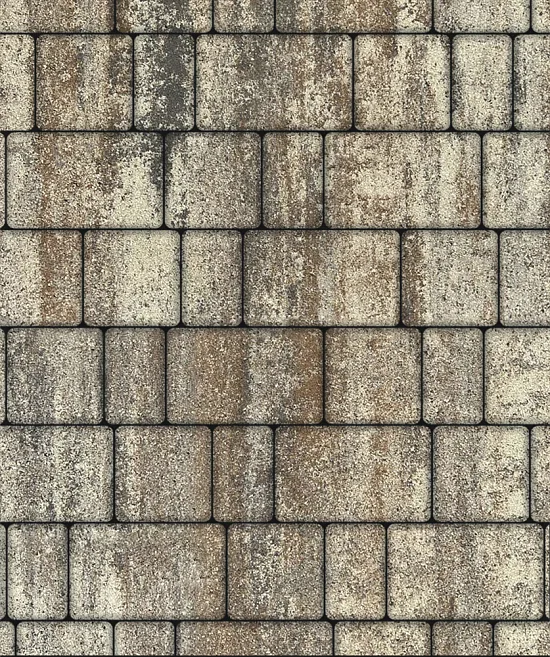 Тротуарная плитка СТАРЫЙ ГОРОД Листопад гладкий Песчаник Б.1.Фсм.6 Выбор 60 мм