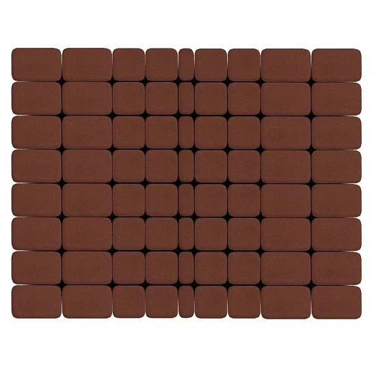 Тротуарная плитка Классико, Винный BRAER 60 мм