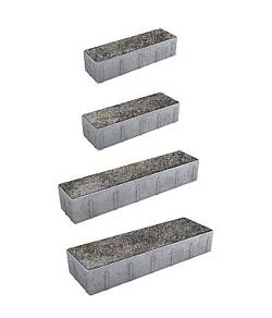 Тротуарная плитка ПАРКЕТ Искусственный камень Габбро Б.9.Псм.8 Выбор 80 мм