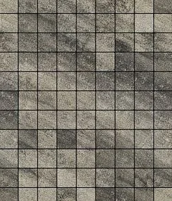 Тротуарная плитка КВАДРАТ Листопад гранит Антрацит А.3.К.4 Выбор 40 мм