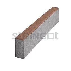 Бордюр Садовый 1000*200*80 Коричневый, Steingot