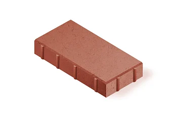 Тротуарная плитка Прямоугольник 4П6Ф Нобетек Коричневая 60 мм