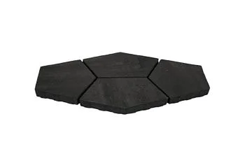 Тротуарная плитка Квинта Нобетек 3П8Ф Черная 80 мм