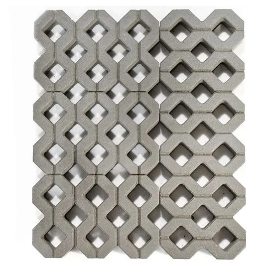 Газонная решетка Меба, Серый BRAER 100 мм