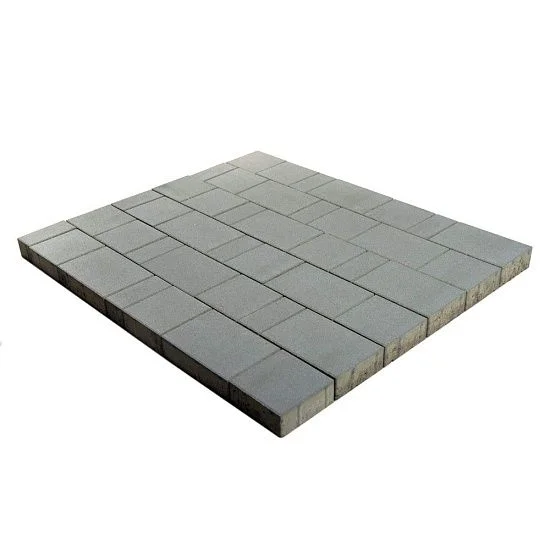 Тротуарная плитка Старый город Ландхаус, Серый BRAER 60 мм