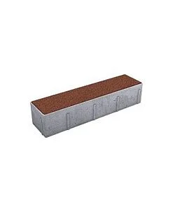 Тротуарная плитка ПРЯМОУГОЛЬНИК Гранит Красный В.11.П.10 Выбор 100 мм