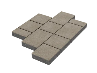 Тротуарная плитка Мозаика Белый Stellard 60 мм