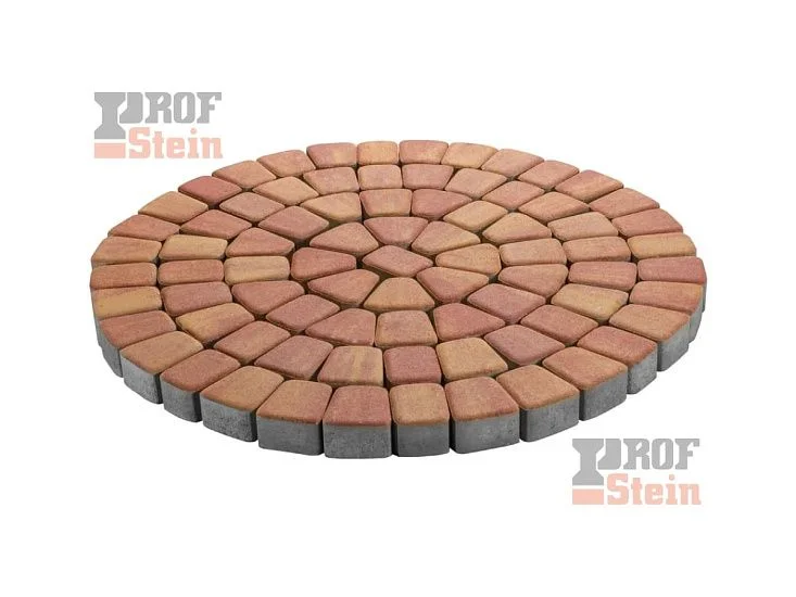 Тротуарная плитка Круговая классика, Милан 342 МЗ 60 мм
