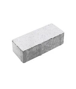 Тротуарная плитка ПРЯМОУГОЛЬНИК 240х120 Стоунмикс Белый Б.3.П.6 Выбор 60 мм