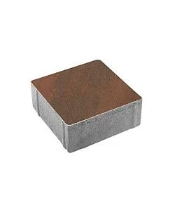 Тротуарная плитка КВАДРАТ 200х200 Листопад гладкий Клинкер Б.2.К.6 Выбор 60 мм