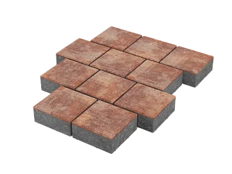 Тротуарная плитка Квадрат 30х30 Санрайз Stellard 80 мм