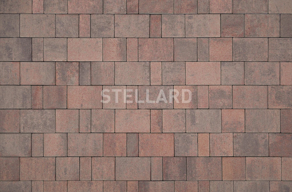 Тротуарная плитка Новый город Мокко Stellard 60 мм