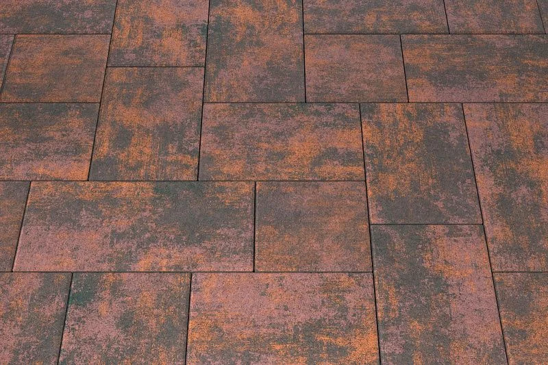 Тротуарная плитка Мозаика XL Браун Stellard 60 мм