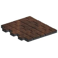 Плитка тротуарная Инсбрук Альт Дуо Брук Гладкая SteinRus 40 мм