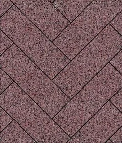 Тротуарная плитка ПРЯМОУГОЛЬНИК 600х200 Гранит Красный с черным Б.6.П.8 Выбор 80 мм