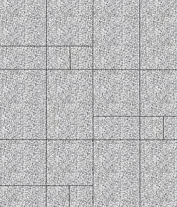 Тротуарная плитка Грандо Стоунмикс Белый с черным Б.9.Фсм.6 Выбор 60 мм