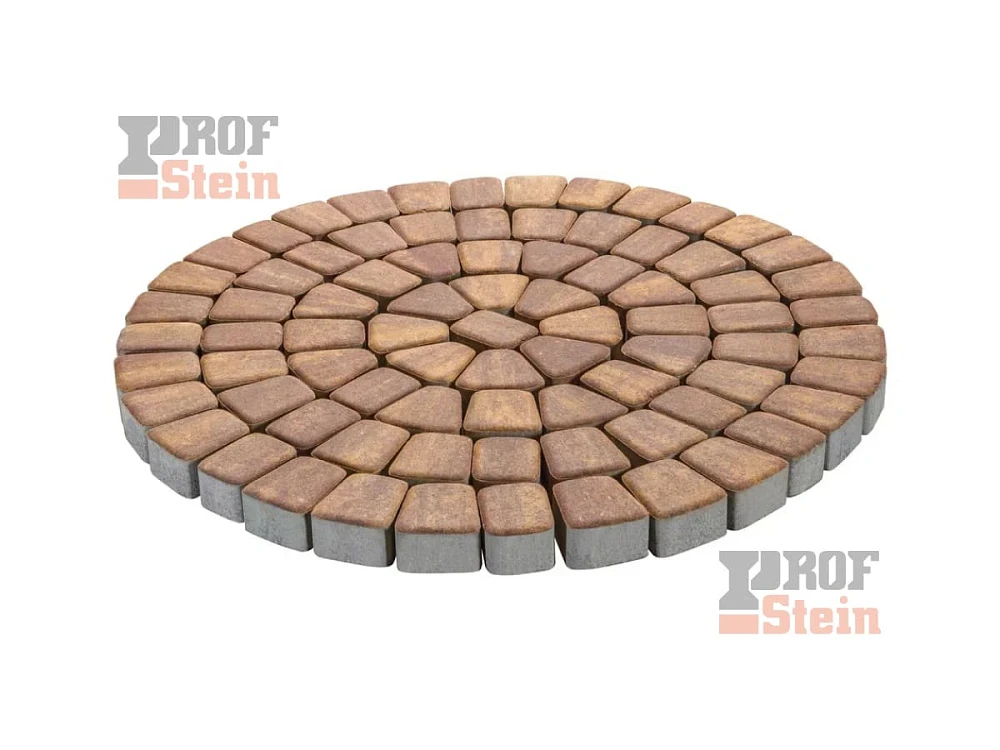 Тротуарная плитка Круговая классика, Каир 342 МЗ 60 мм