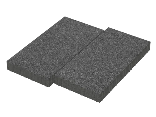 Тротуарная плитка Мега Черный агат Stellard 80 мм