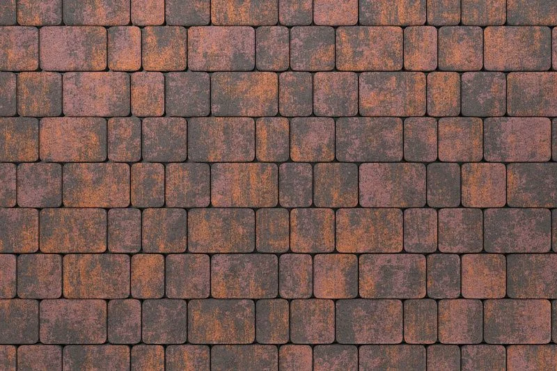 Тротуарная плитка Старый город Браун Stellard 40 мм