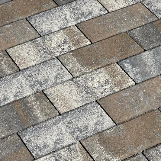 Брусчатка бетонная 2П6Ф 200*100 КОЛОРМИКС №8 Гранит Нобетек 60 мм