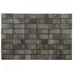 Тротуарная плитка Прямоугольник, Вечер BRAER 60 мм