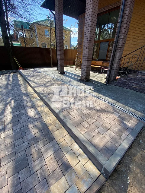 Укладка тротуарной плитки Бавария Арктика от 342мз