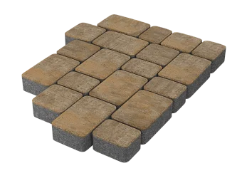 Тротуарная плитка Старый город Голден Stellard 60 мм