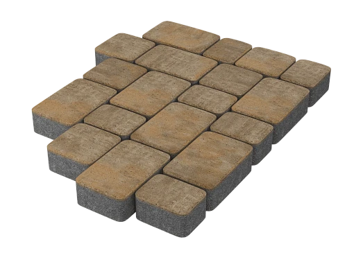 Тротуарная плитка Старый город Грей Stellard 40 мм