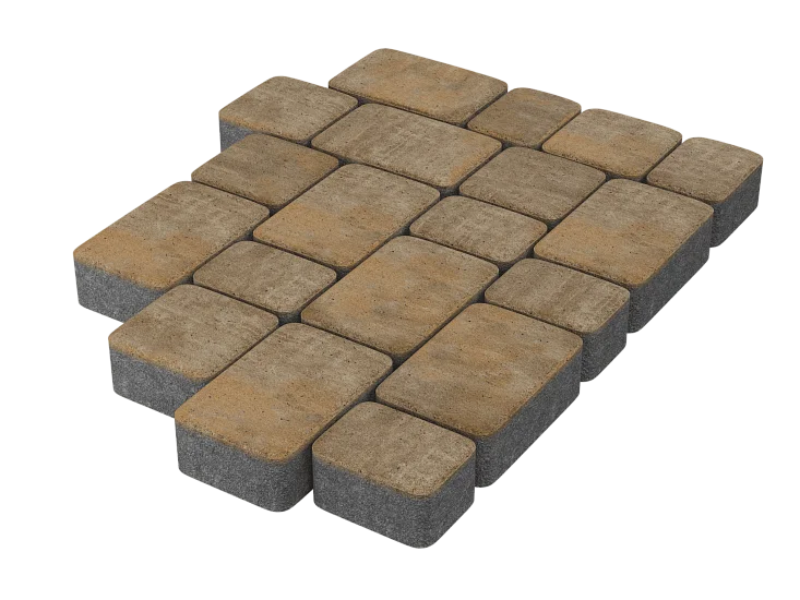 Тротуарная плитка Старый город Голден Stellard 40 мм
