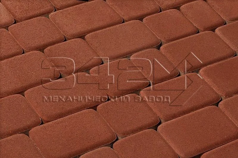 Тротуарная плитка Классика 60 Ярко-красный 342 МЗ