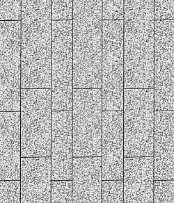 Тротуарная плитка ПАРКЕТ Стоунмикс Белый с черным Б.9.Псм.8 Выбор 80 мм