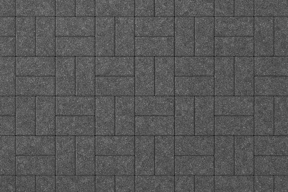 Тротуарная плитка Брусчатка Черный агат Stellard 80 мм