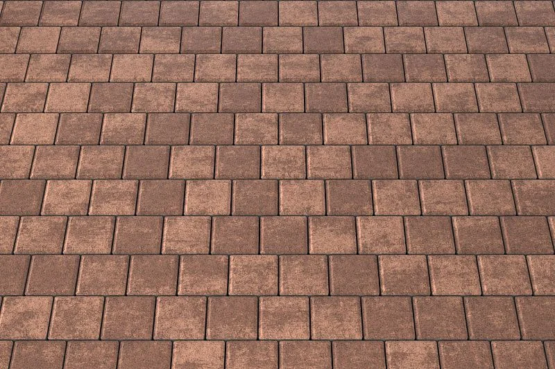 Тротуарная плитка Квадрат 10х10 Мокко Stellard 60 мм