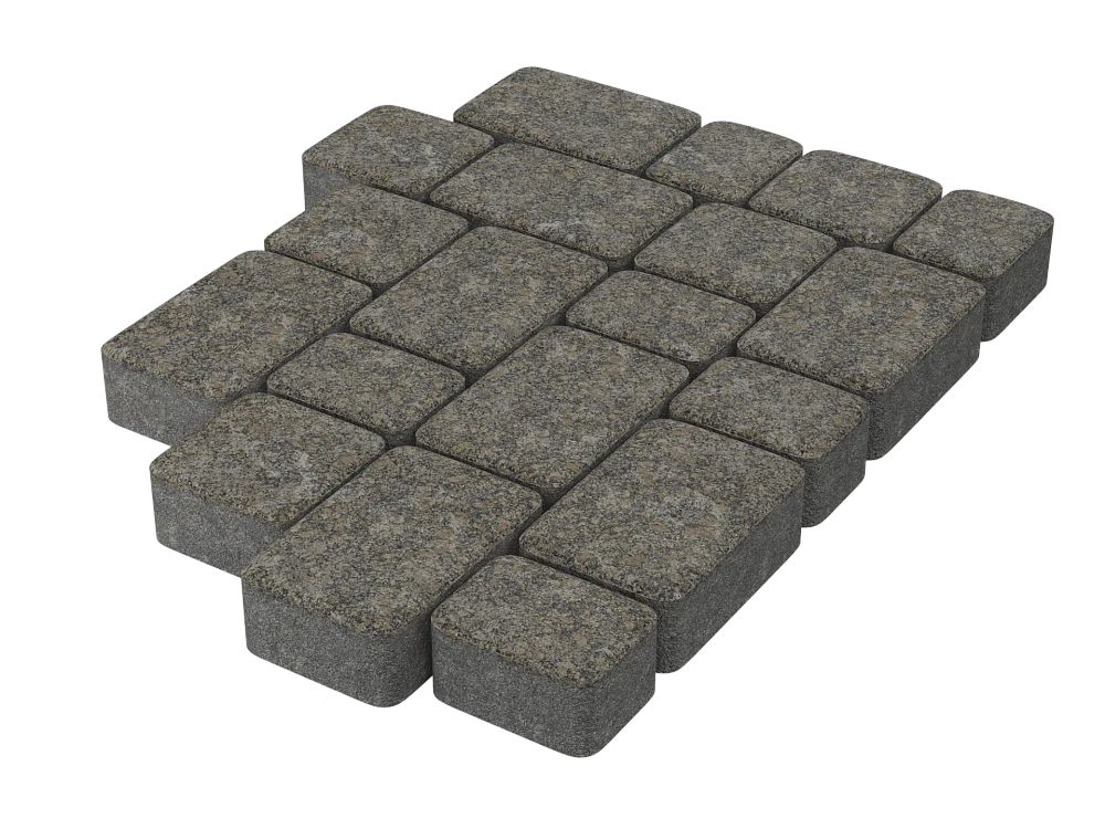Тротуарная плитка Старый город Китайский гранит Stellard 60 мм