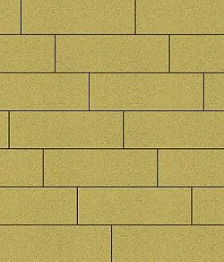 Тротуарная плитка ПРЯМОУГОЛЬНИК 750х250 Стандарт Желтый Б.12.П.8 Выбор 80 мм