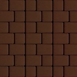 Плитка тротуарная Инсбрук Альт Дуо Коричневый Гладкая SteinRus 40 мм